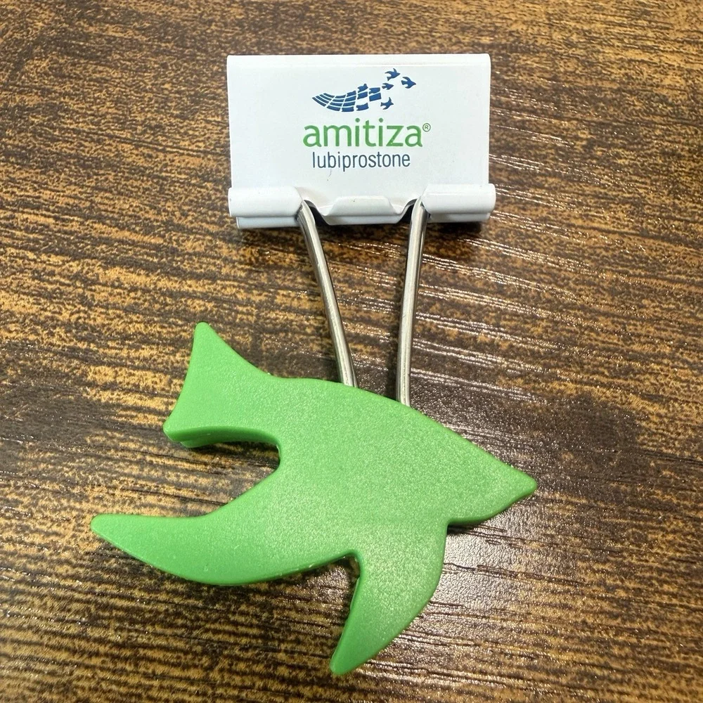 Amitiza Promotional Paper Clips Drug Pharmaceutical Rep Advertising Pharma Promo